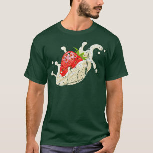 Strawberry Fruit Splash Milk Vegetarian Japanese A T-Shirt