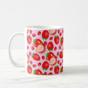 Strawberry Fruity Pattern Coffee Mug
