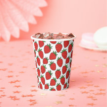 Strawberry | Fun Fruit-Themed Party Drinkware