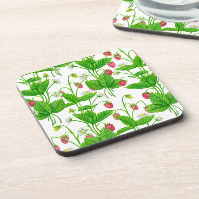 Strawberry garden coaster (Left Side)
