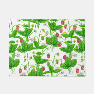 Strawberry garden doormat