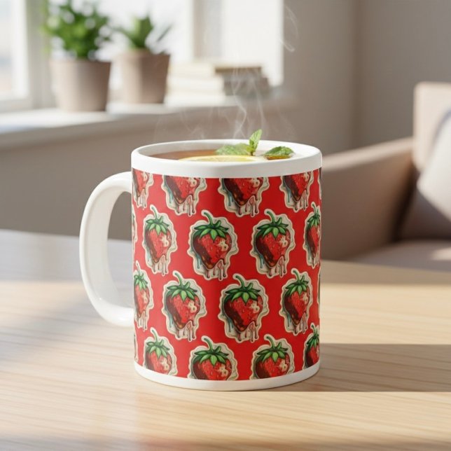 Strawberry Giant Coffee Mug (Creator Uploaded)