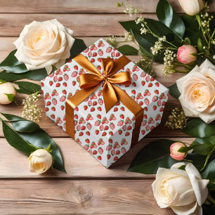 Strawberry Girl Birthday Party Berry First Wrapping Paper