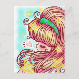 Strawberry Girl Postcard