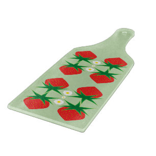 Strawberry Glass Cutting Board