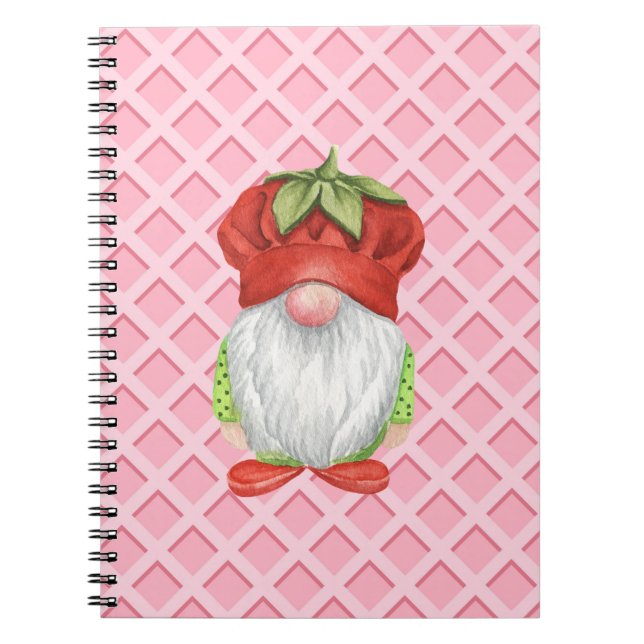 Strawberry Gnome Notebook (Front)