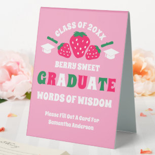 Strawberry Graduation Words Of Wisdom Guest Advice