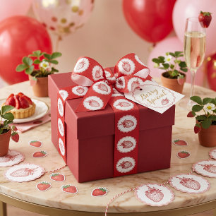 Strawberry Grosgrain Ribbon