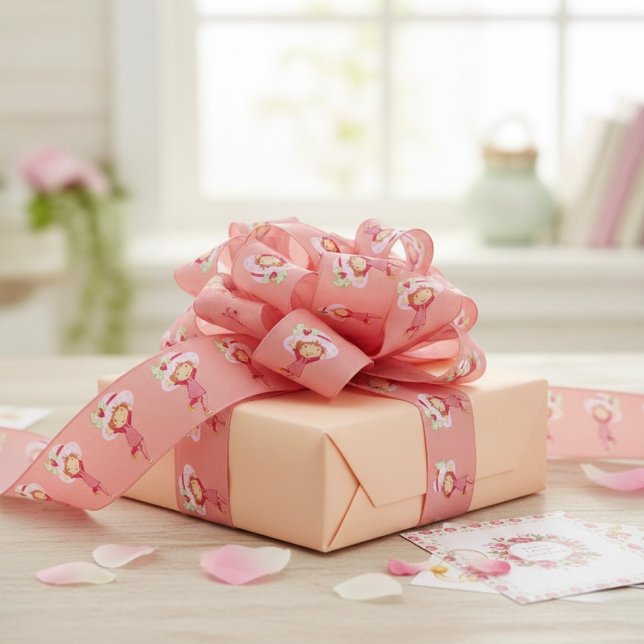 Strawberry Grosgrain Ribbon (Creator Uploaded)