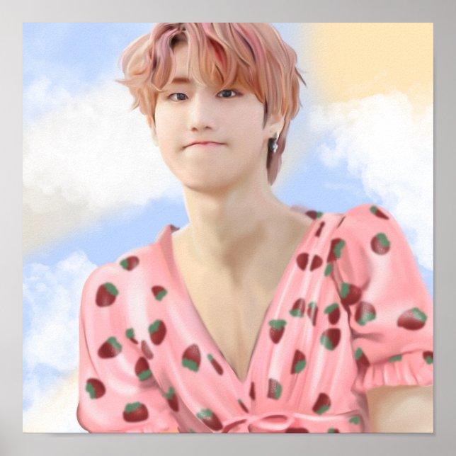 Strawberry han jisung poster (Front)