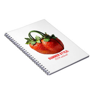 Strawberry Handbag Design – Hyper-Realistic Summer Notebook