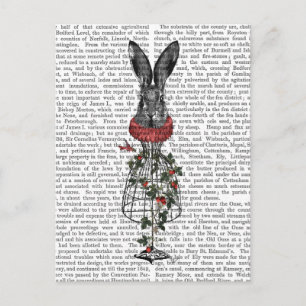 Strawberry Hare Postcard