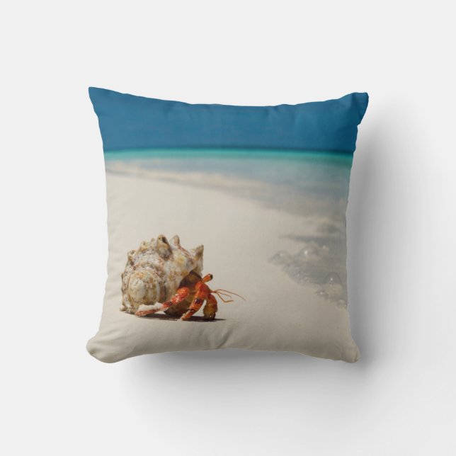 Strawberry Hermit Crab | Coenobita Perlatus Cushion (Front)