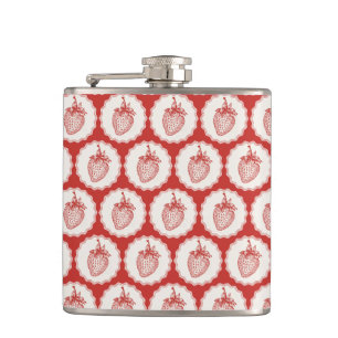 Strawberry Hip Flask