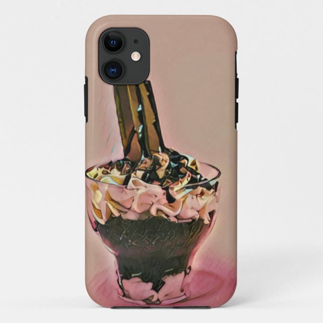 Strawberry ice cream Case-Mate iPhone case (Back)
