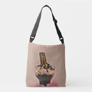 Strawberry ice cream crossbody bag