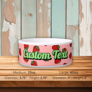 Strawberry Icon Bowl