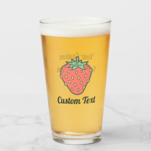 Strawberry Icon Glass