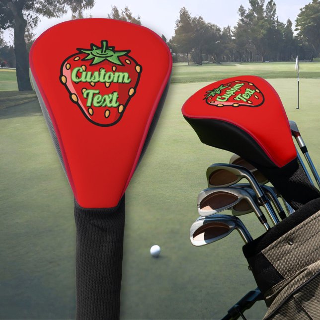 Strawberry Icon Golf Head Cover (Creator Uploaded)