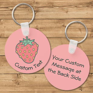 Strawberry Icon Keychain