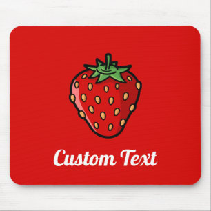 Strawberry Icon Mouse Pad