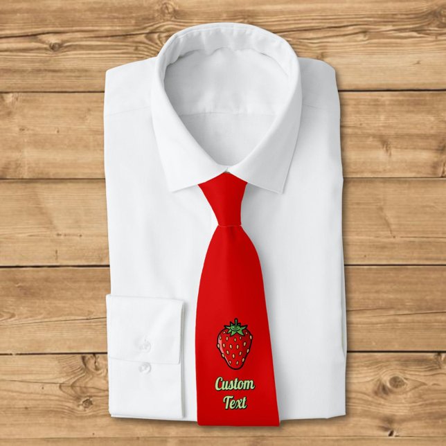 Strawberry Icon Neck Tie (Creator Uploaded)