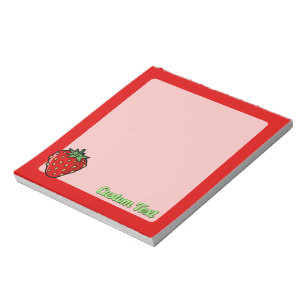 Strawberry Icon Notepad