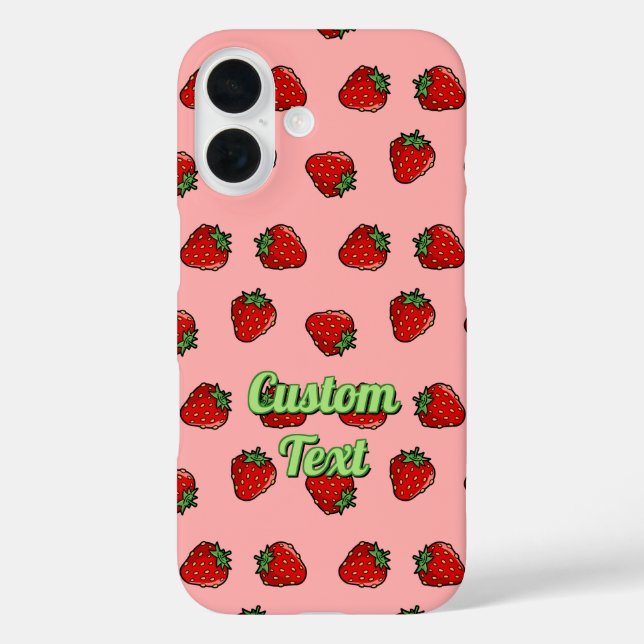 Strawberry Icon Pattern Case-Mate iPhone Case (Back)
