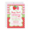 strawberry invitation, strawberry birthday invite