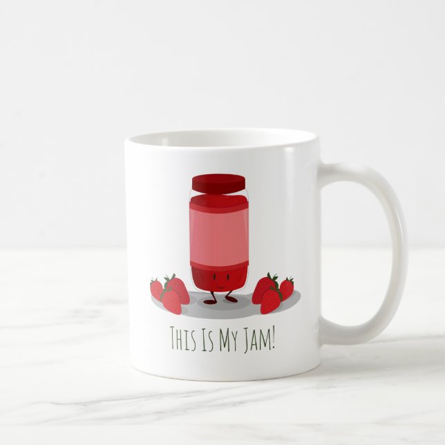 Strawberry Jam cartoon character | Mug (Right)