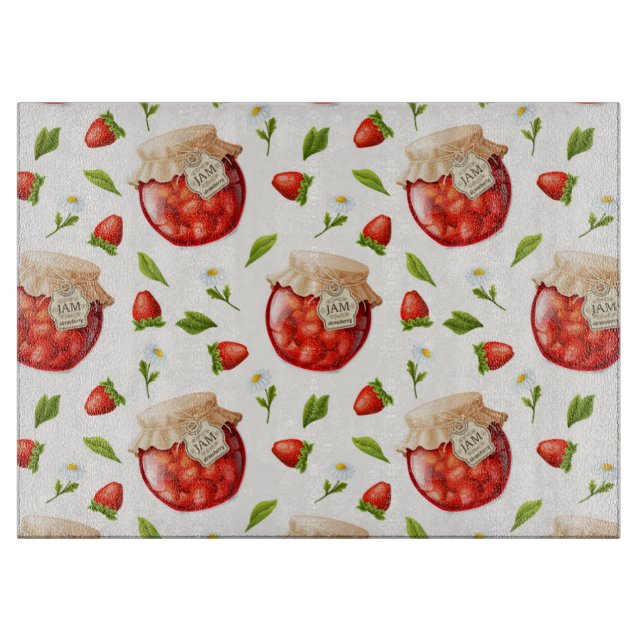 Strawberry Jam Cutting Board (Front)