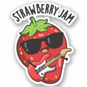 Strawberry Jam Funny Fruit Pun