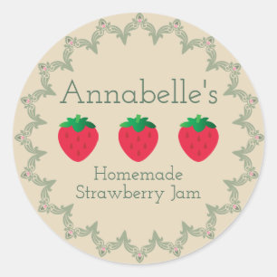 Strawberry Jam Label