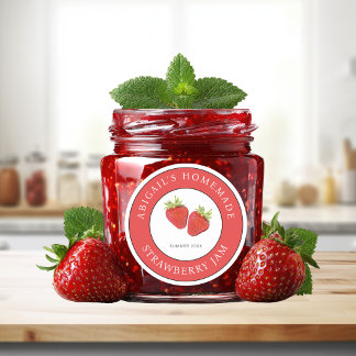Strawberry Jam Label 