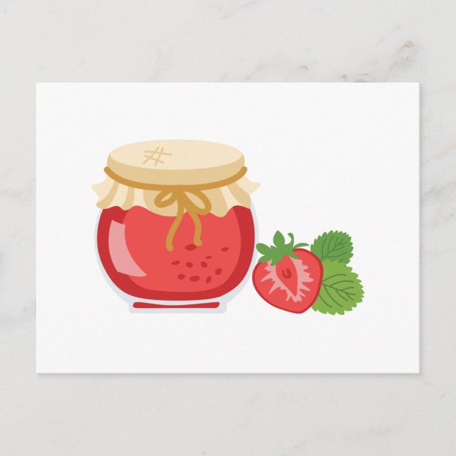 Strawberry Jam Postcard (Front)