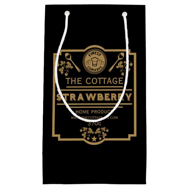 Strawberry Jam Seller Small Gift Bag (Front)