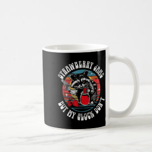 Strawberry Jams But Dont Funny Racoon for Men Coffee Mug