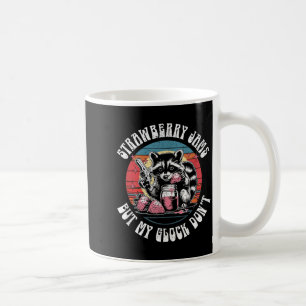 Strawberry Jams But My Dont Funny Racoon Coffee Mug