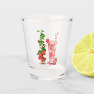 Strawberry Juice Cool Fruits Drink - Fresh Shot Glass
