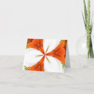 strawberry kaleidoscope Note Card