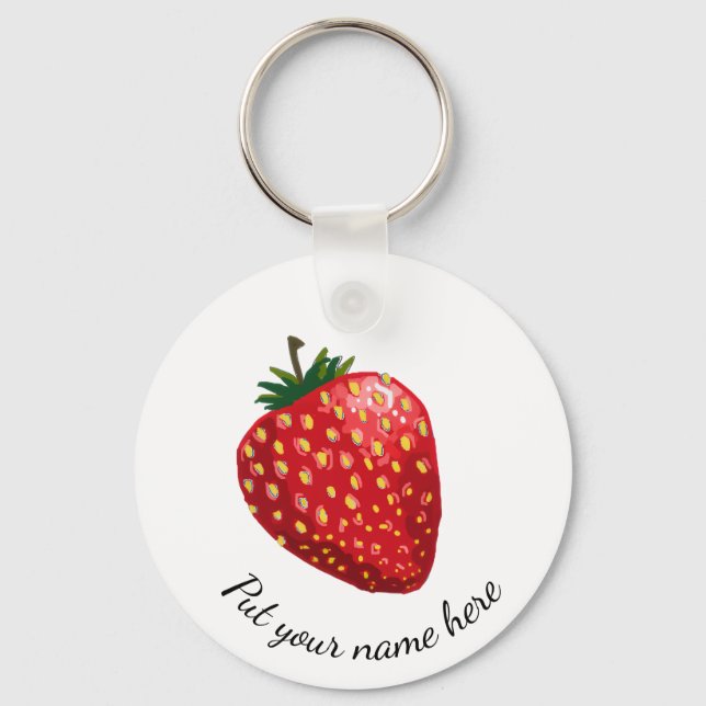 Strawberry Key Ring (Front)