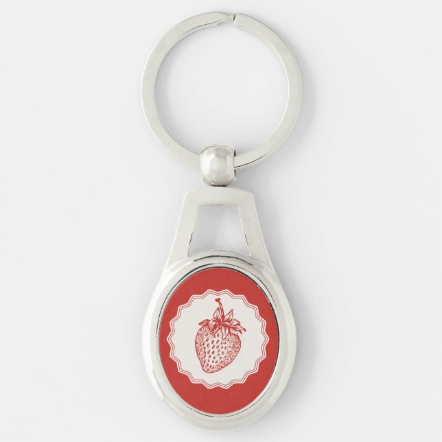 Strawberry Key Ring (Front)