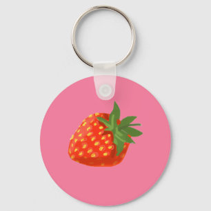 Strawberry Key Ring