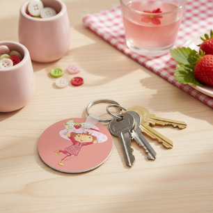 Strawberry Key Ring