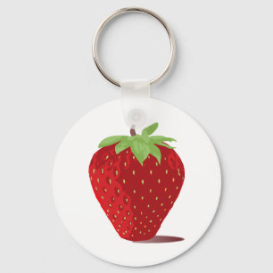 Strawberry Key Ring