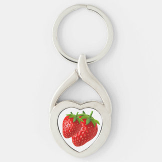 Strawberry Key Ring