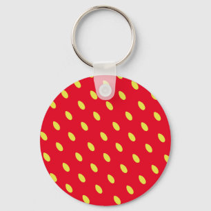 Strawberry Key Ring
