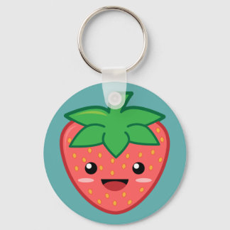 Strawberry Key Ring