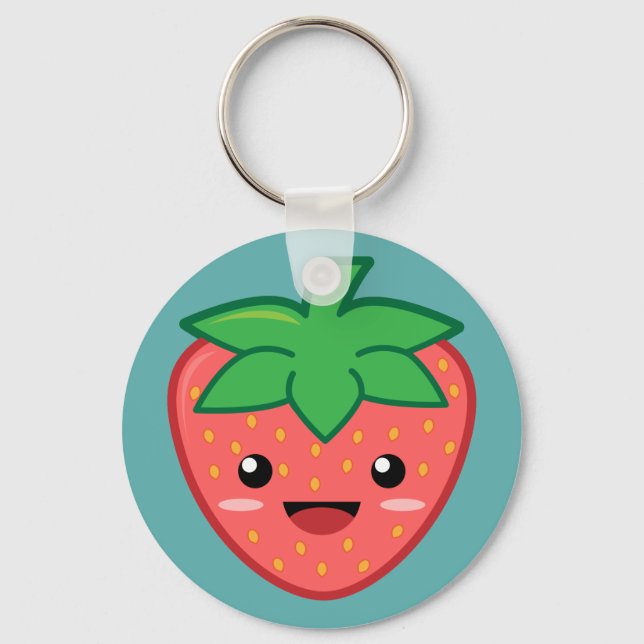 Strawberry Key Ring (Front)