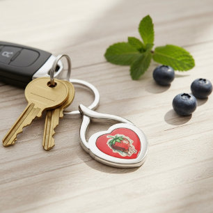 Strawberry Keychain